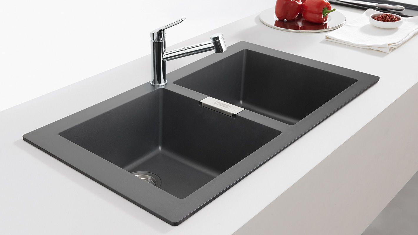 franke sirius 1.5 bowl black tectonite kitchen sink