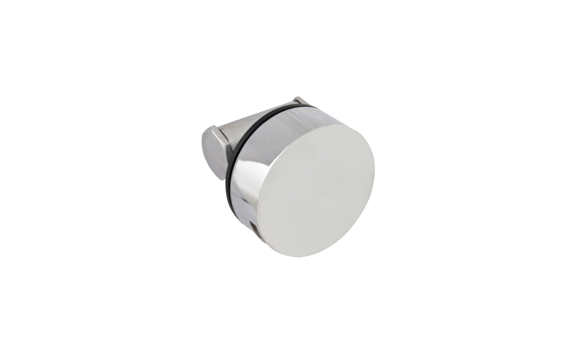 Chrome Round Nikki Bath Spout & Overflow