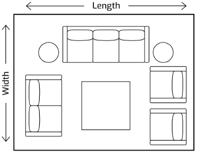 Room width and height